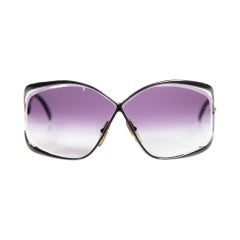 Dior Used Purple 2056 90 Butterfly Sunglasses