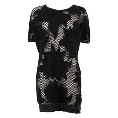 Isabel Marant Isabel Marant Étoile Schwarz Floral Broderie Minikleid Größe S