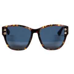 Dior Brown Dior Addict 3 Havana Square Sunglasses