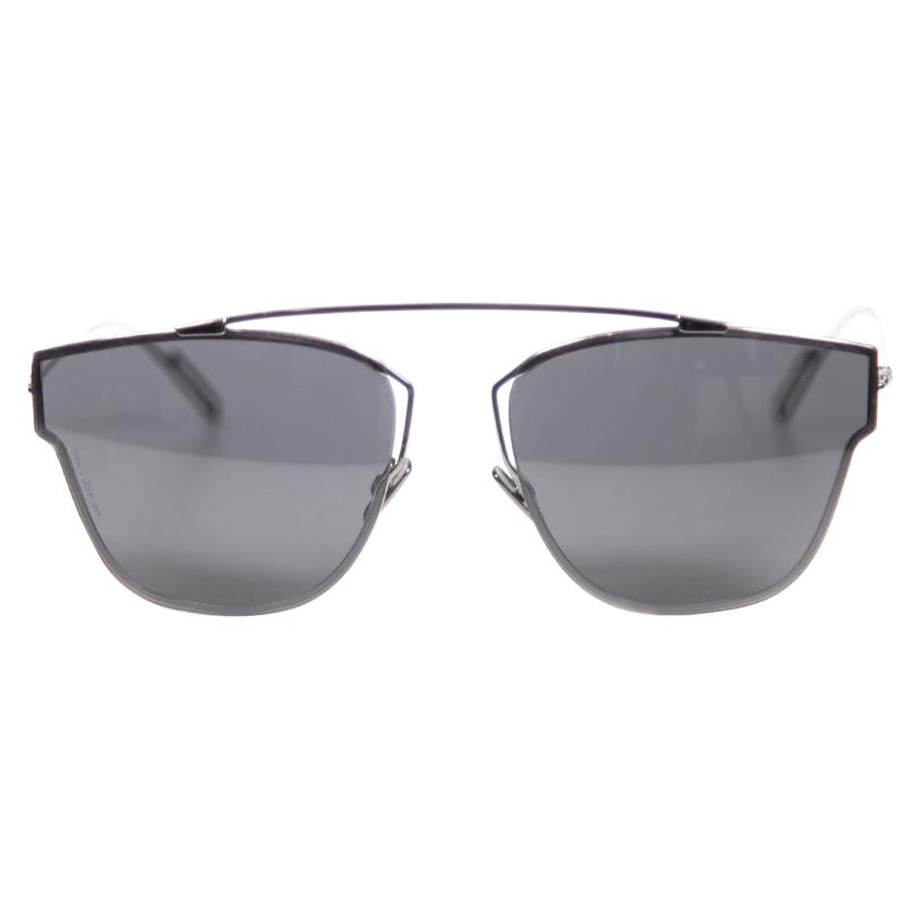 Dior Black DIOR0204S Aviator Sunglasses For Sale