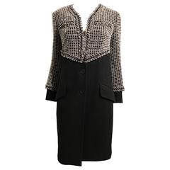 Chanel Black and Grey Coat 8