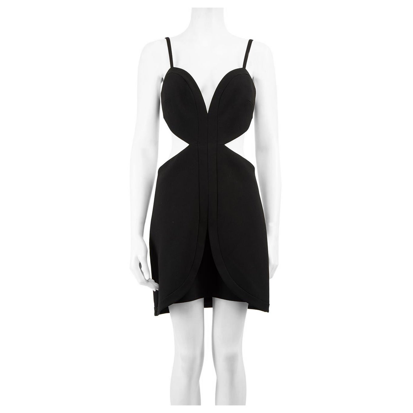 Alexis Black Tokyo Cut Out Mini Dress Size M For Sale