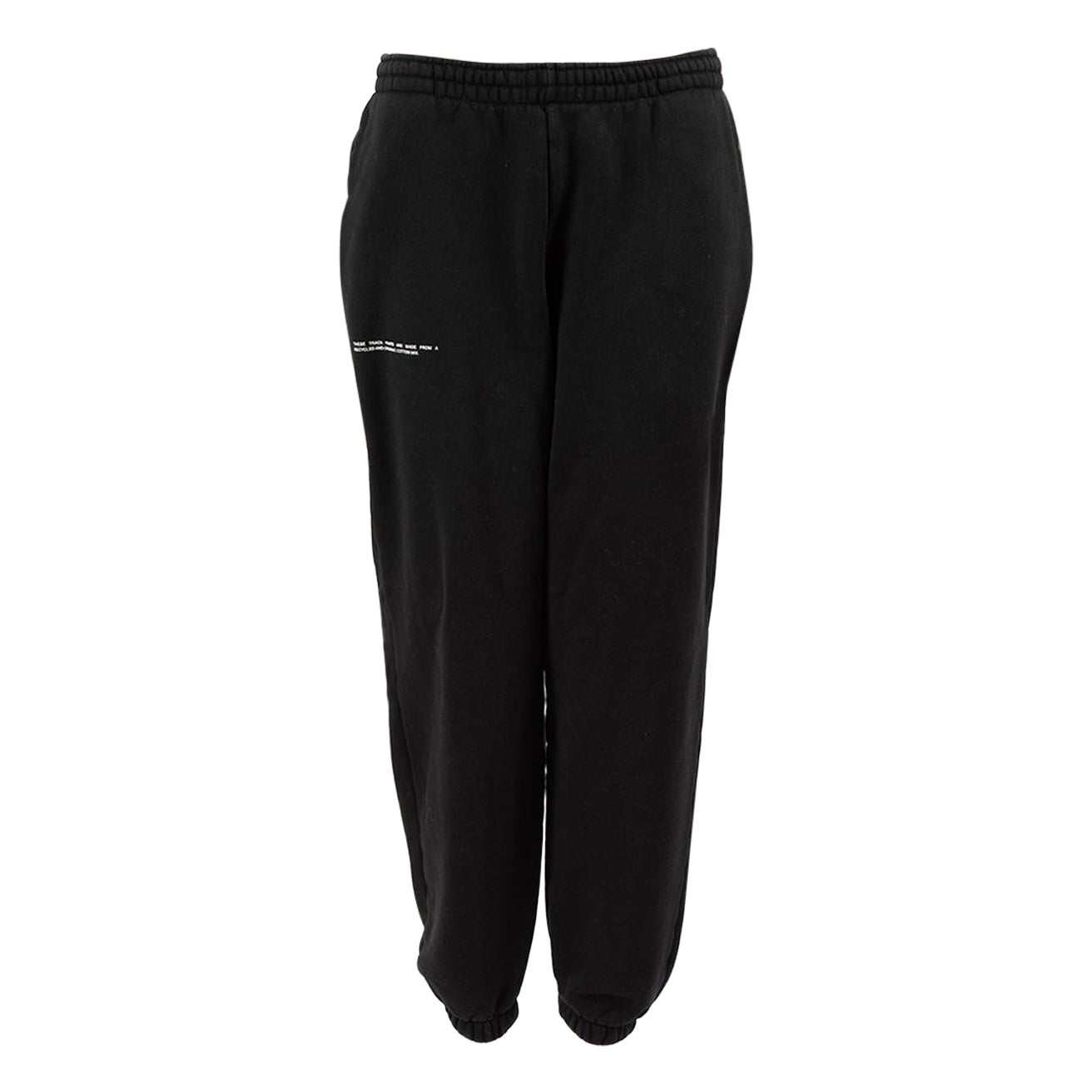 Pangaia Black 365 Track Trousers Size S For Sale