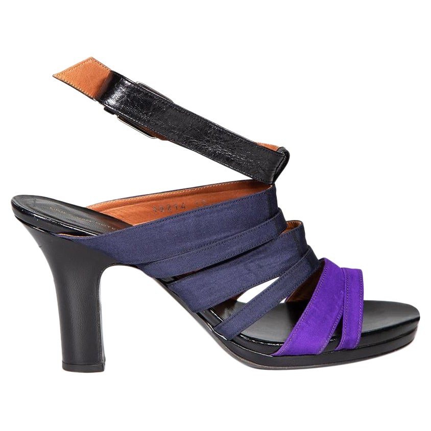 Dries Van Noten Strappy High Heeled Sandals Size IT 39 For Sale