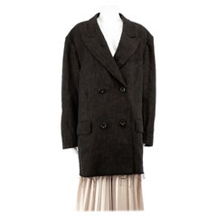 Blazer noir à coupe oversize Acne Studios Taille M