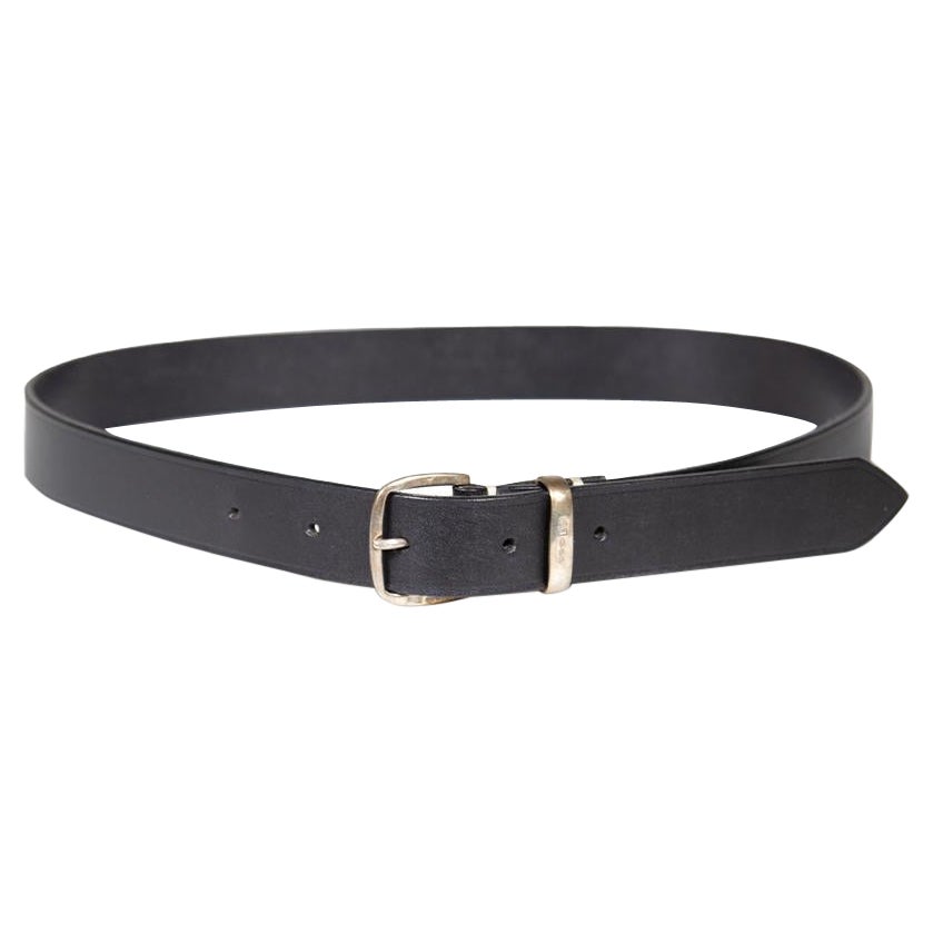 Margaret Howell Black Leather Waist Belt For Sale