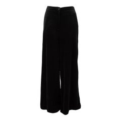 Forte_Forte Pantalon large en velours noir Taille S
