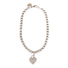 Tiffany & Co Silver Return to Tiffany Beaded Bracelet