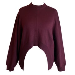 Marni Virgin wool Bordeaux sweatshirt