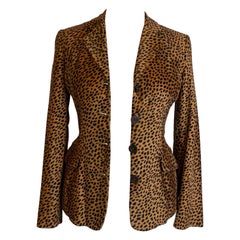 Moschino Jeans Leoparden-Blazer