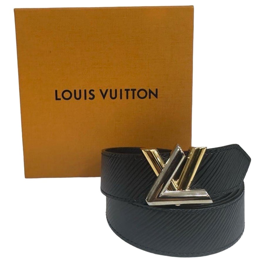 Cintura Louis Vuitton Cintura Twist Epi Nera For Sale