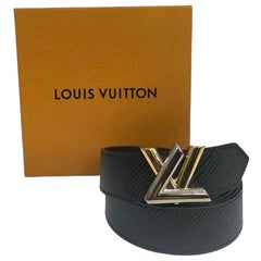 Cintura Louis Vuitton Cintura Twist Epi Nera