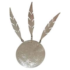 Montana Silversmiths silver tone brooch 1