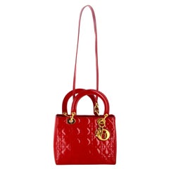 Used Lady Dior Medium Cannage Handbag