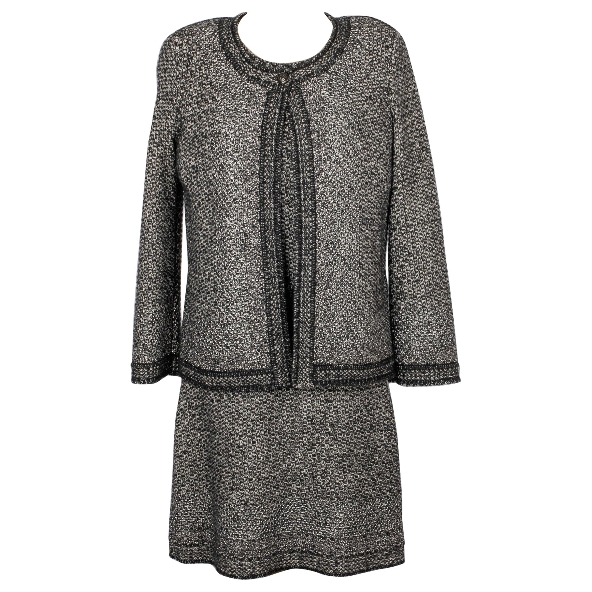 Chanel Set of Cardigan and Dress For Sale