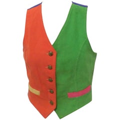 Vintage Moschino multicolour Gilet