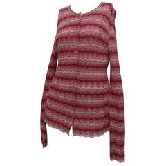 Missoni Pink Sweater Cardigan 1
