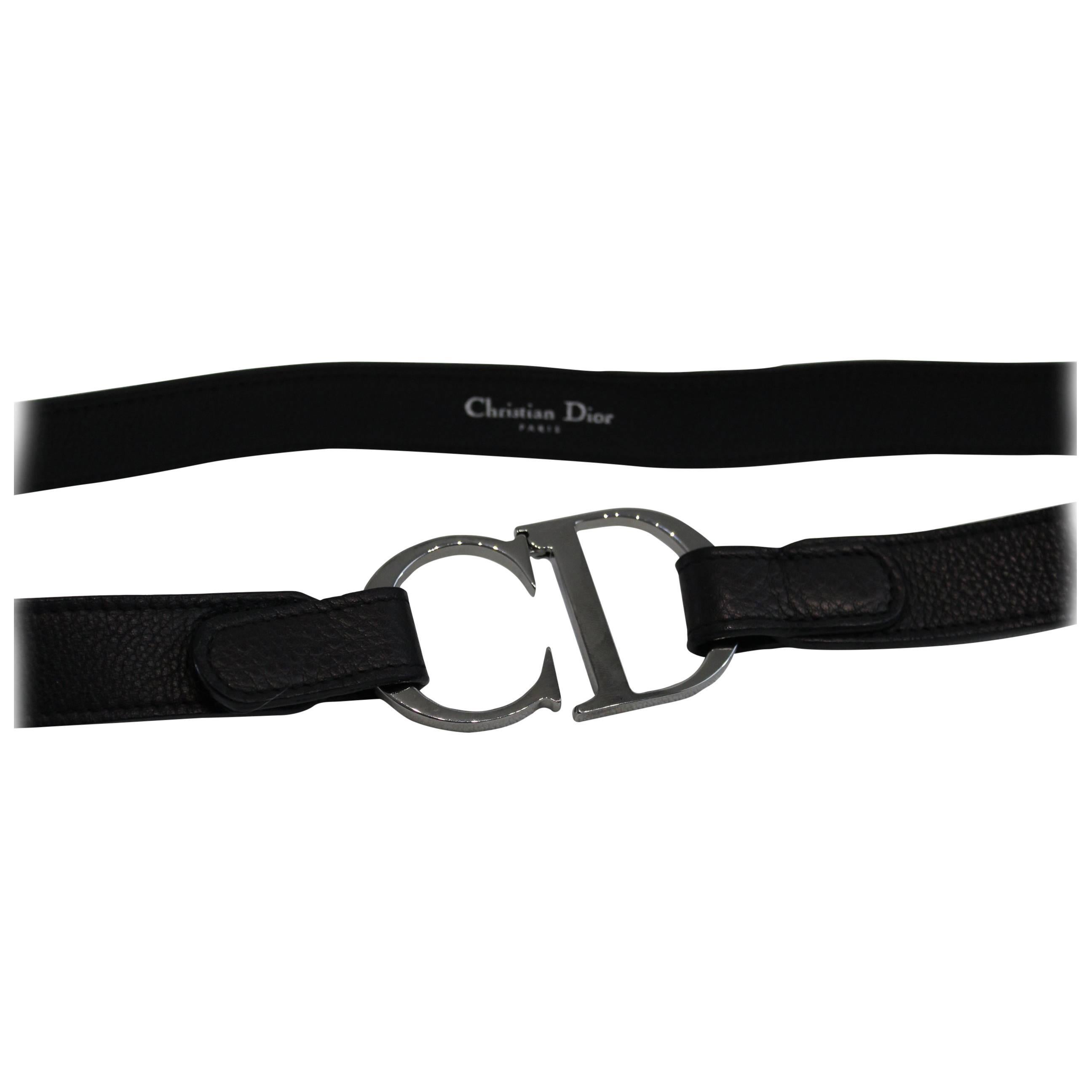 Christian Dior Vintage Stainlees steel belt