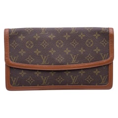 Louis Vuitton pochette Dame vintage en toile monogrammée