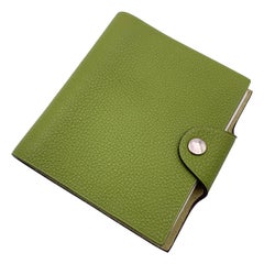 Couverture de mini-carnet avec recharge en cuir Ulysse Greene & Greeneene