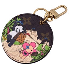 Used Louis Vuitton Monogram Illustré China Wall Bag Charm Key Ring M00500