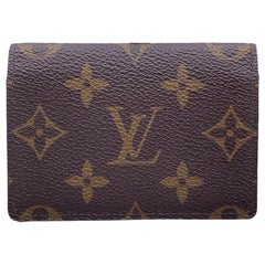 Porte-cartes de visite en toile Monogram Brown de Louis Vuitton