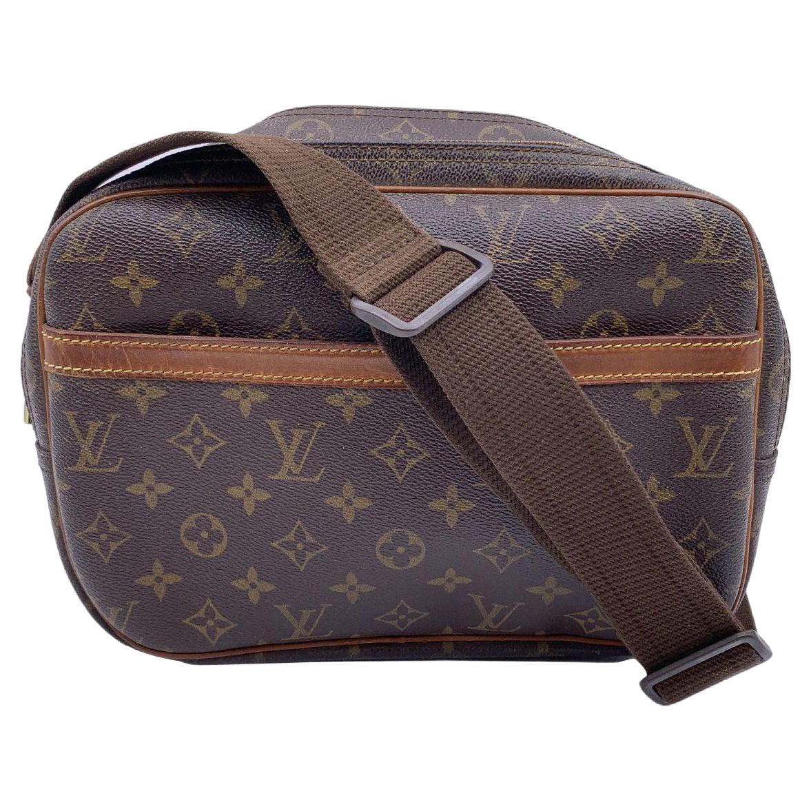 Louis Vuitton Monogram Reporter PM Canvas Messenger Bag M45254 For Sale