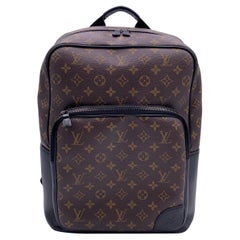 Louis Vuitton Monogram Macassar Canvas Dean Rucksacktasche M45335 aus Segeltuch mit Monogramm