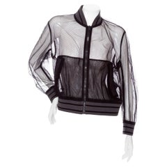 Christian Dior Bomberjacke aus Mesh-Logo 