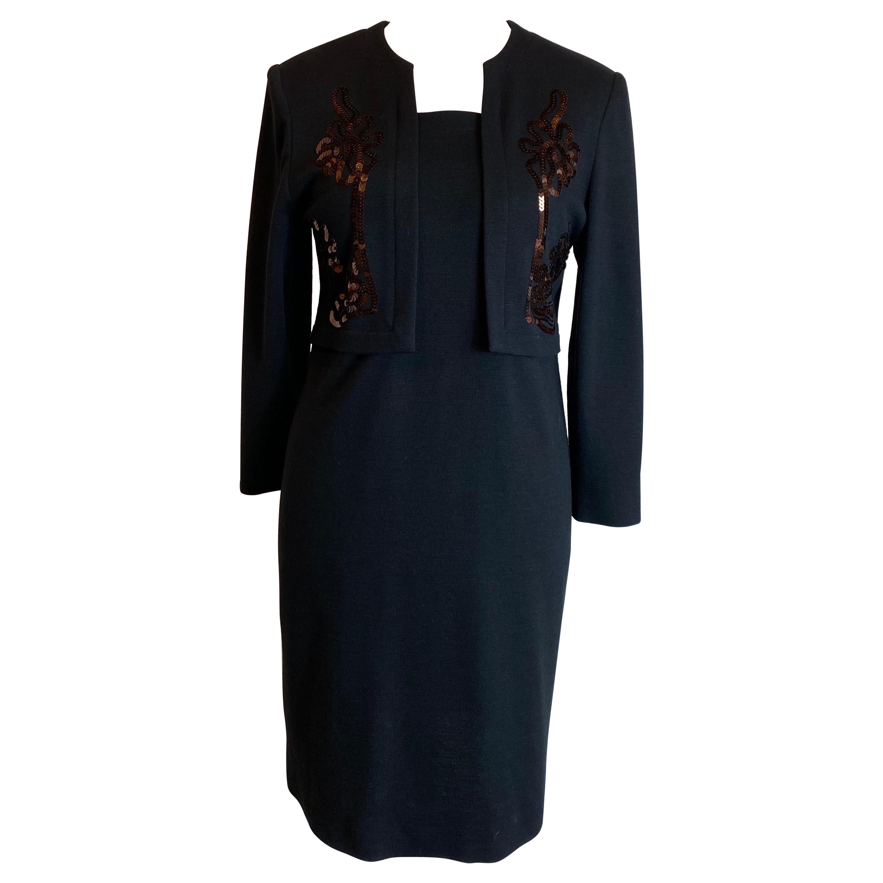 Pierre Cardin vintage sequins Dress For Sale