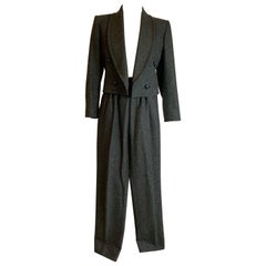 Saint Laurent Vintage-Anzug aus Wolle mit Jacke und Hose