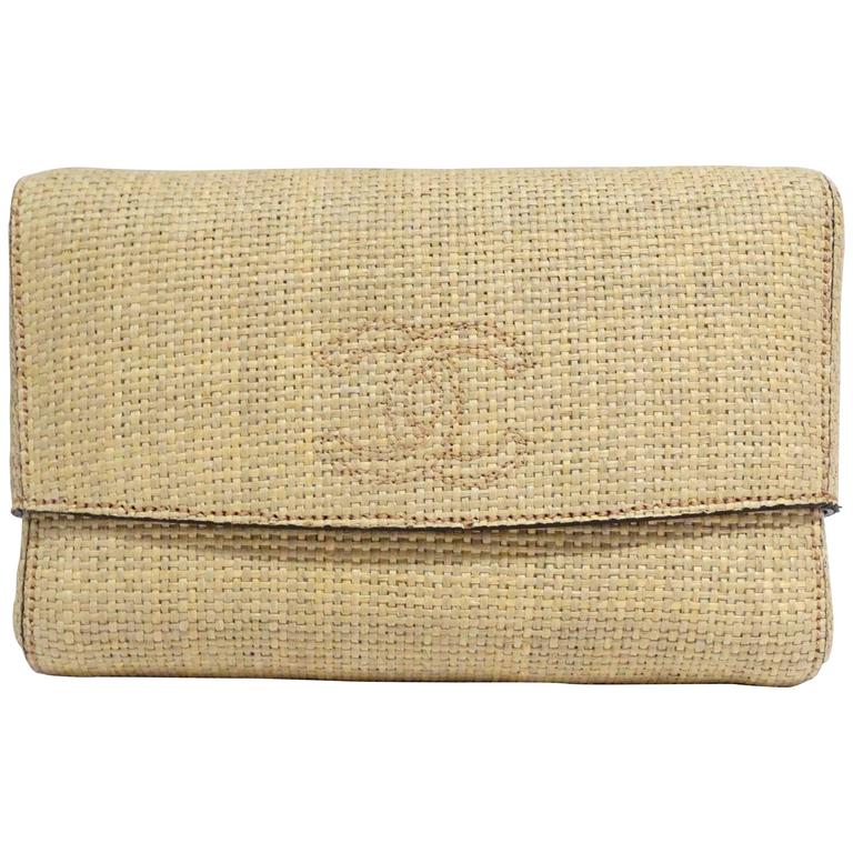 chanel raffia