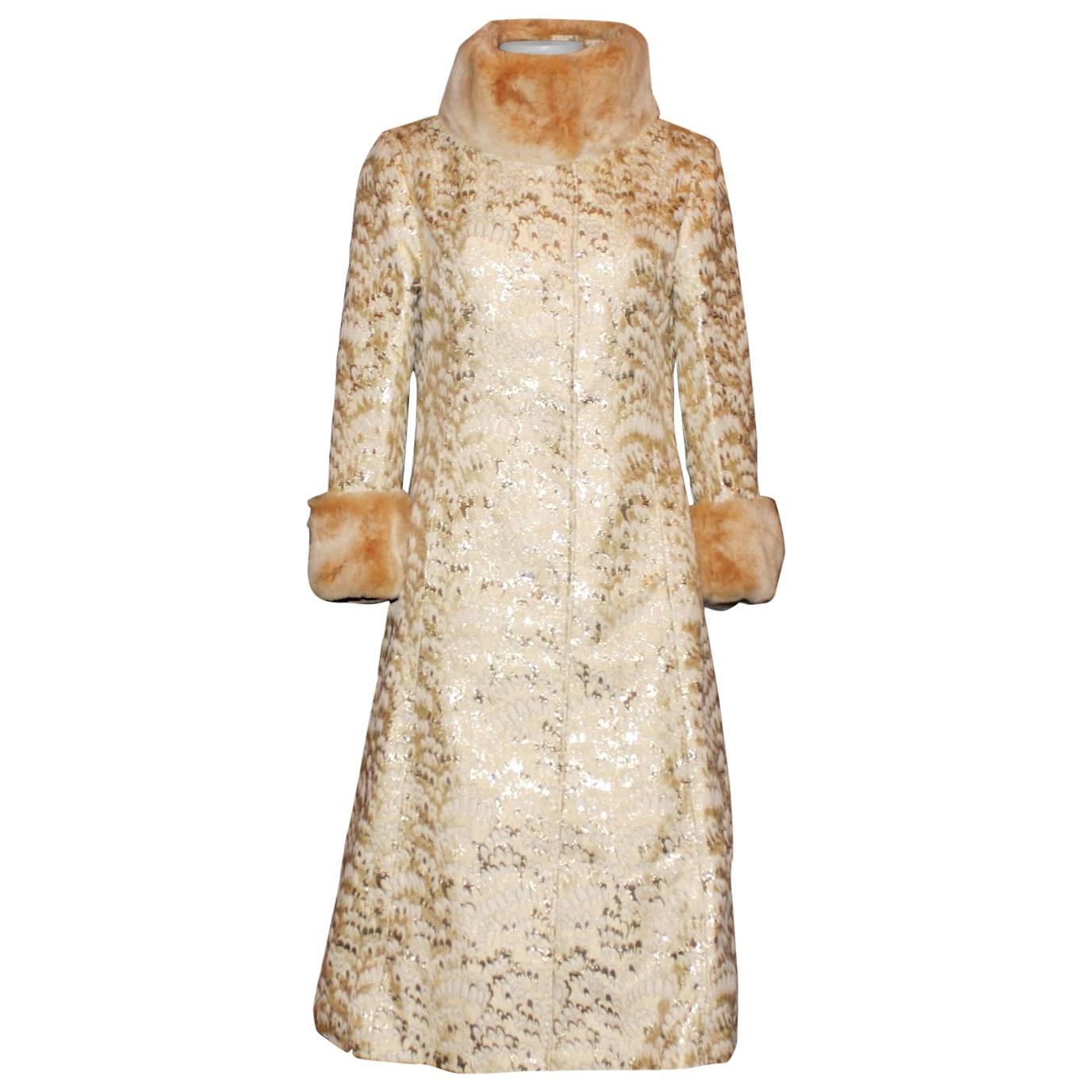 First Lady Melania's Dolce & Gabbana Couture Evening Fur Coat