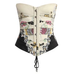 2003 Used Roberto Cavalli corset top