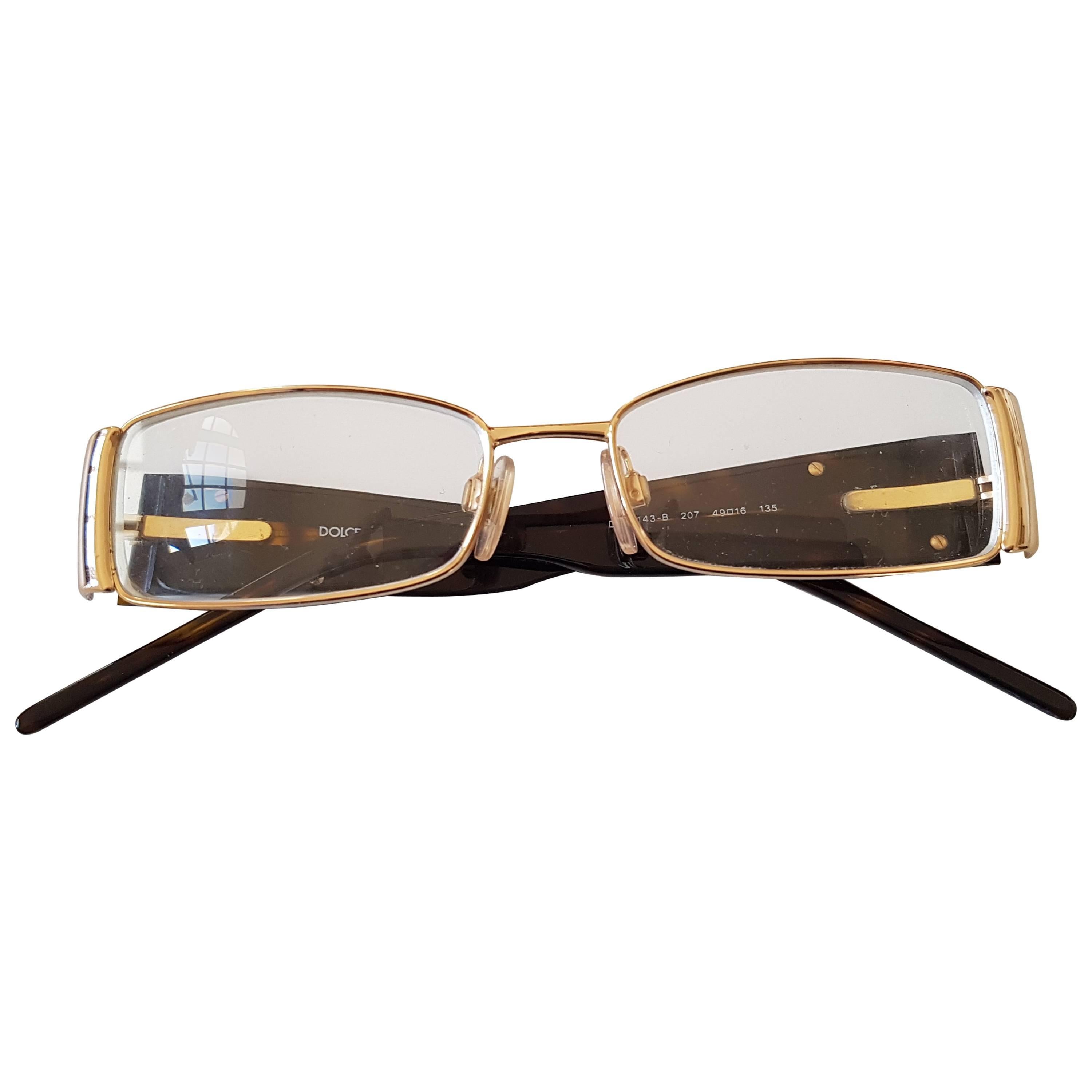 Dolce & Gabbana tortoise frame glasses