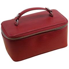Louis Vuitton Red Epi Leather Jewel Case. Retail price 1220$