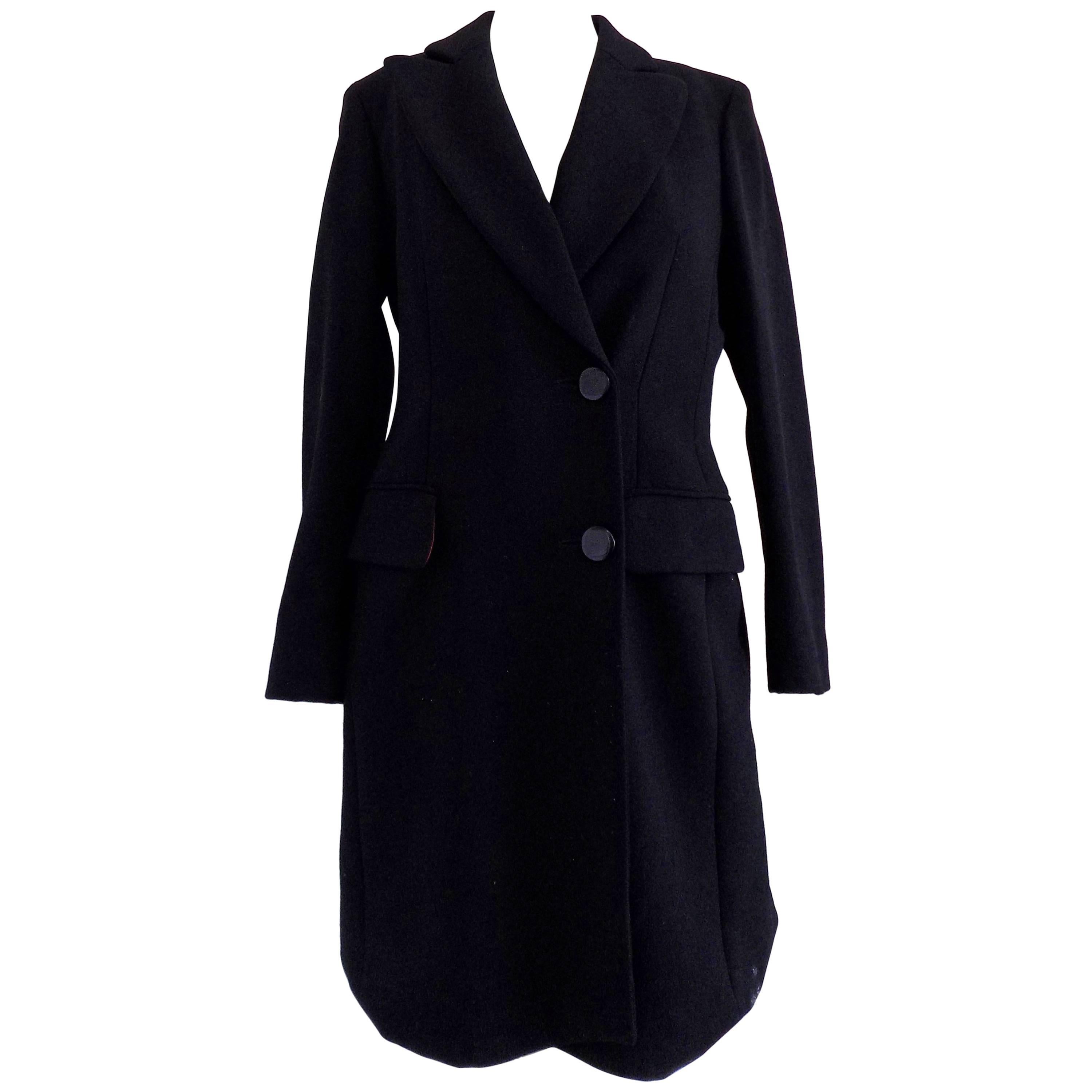 Moschino Black long jacket For Sale at 1stDibs