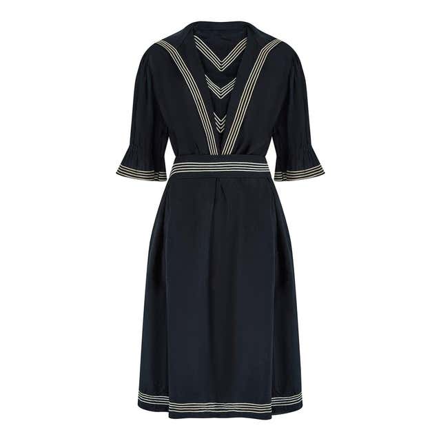 Maillot de bain original des années 1920 en laine noire pour dames - En Maillot de bain original des années 1920 en laine noire pour dames - En