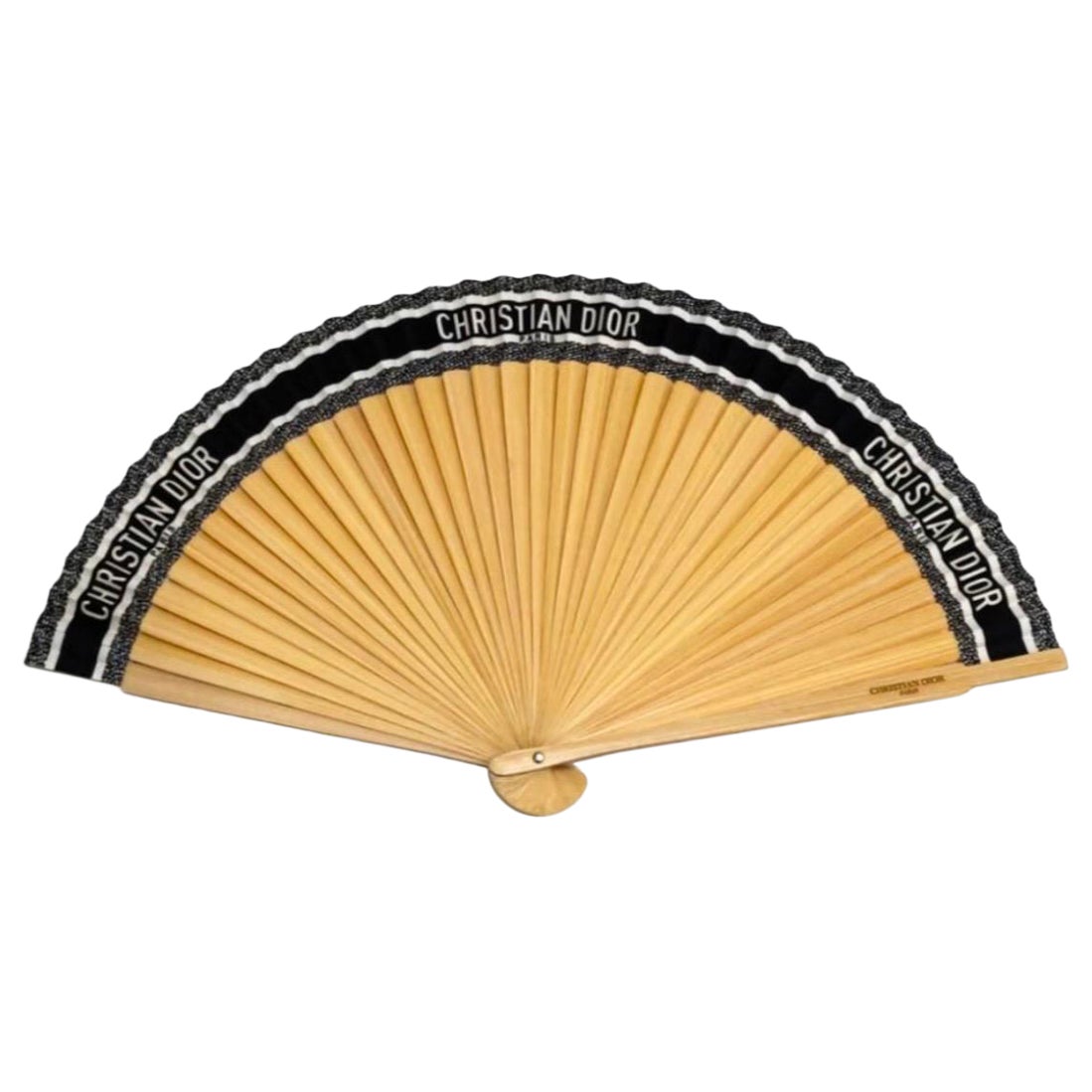 Christian Dior Beautiful Fan with Logo For Sale