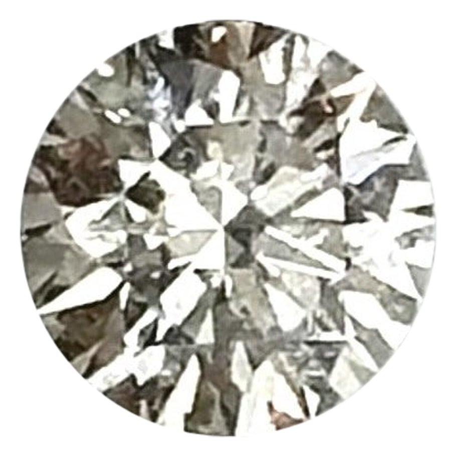 Sparkling 1 pc Natural Diamond 1.11 ct Round J VS Certified For Sale