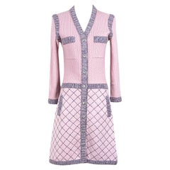 Used Chanel Iconic Coco Brasserie Icon Quilted Jacket Dress