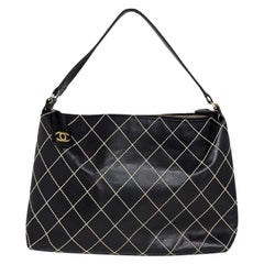 Chanel Vintage Wild Stitch Surpique Hobo Umhängetasche