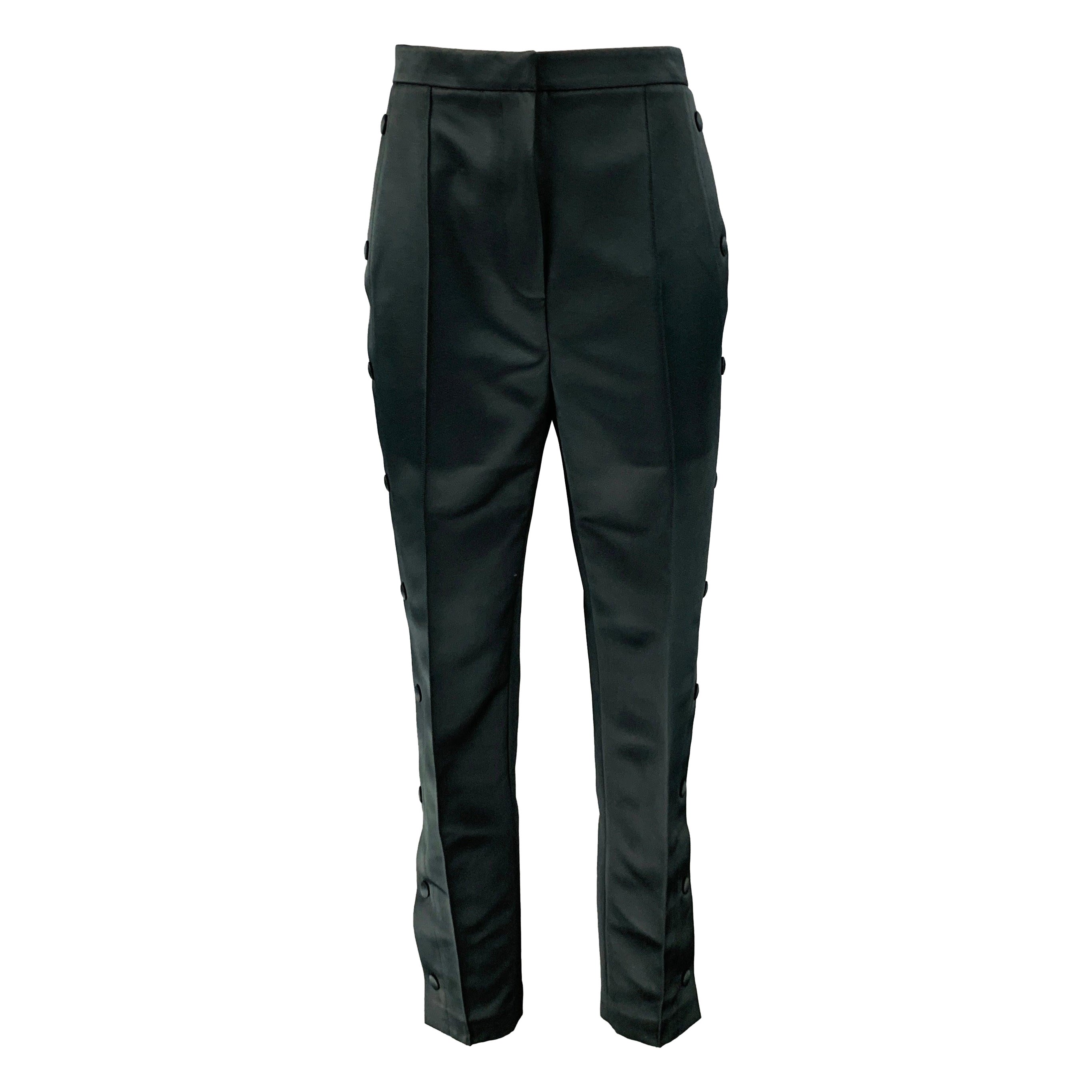 ALEXANDER WANG Size 4 Black Polyester Dress Pants For Sale