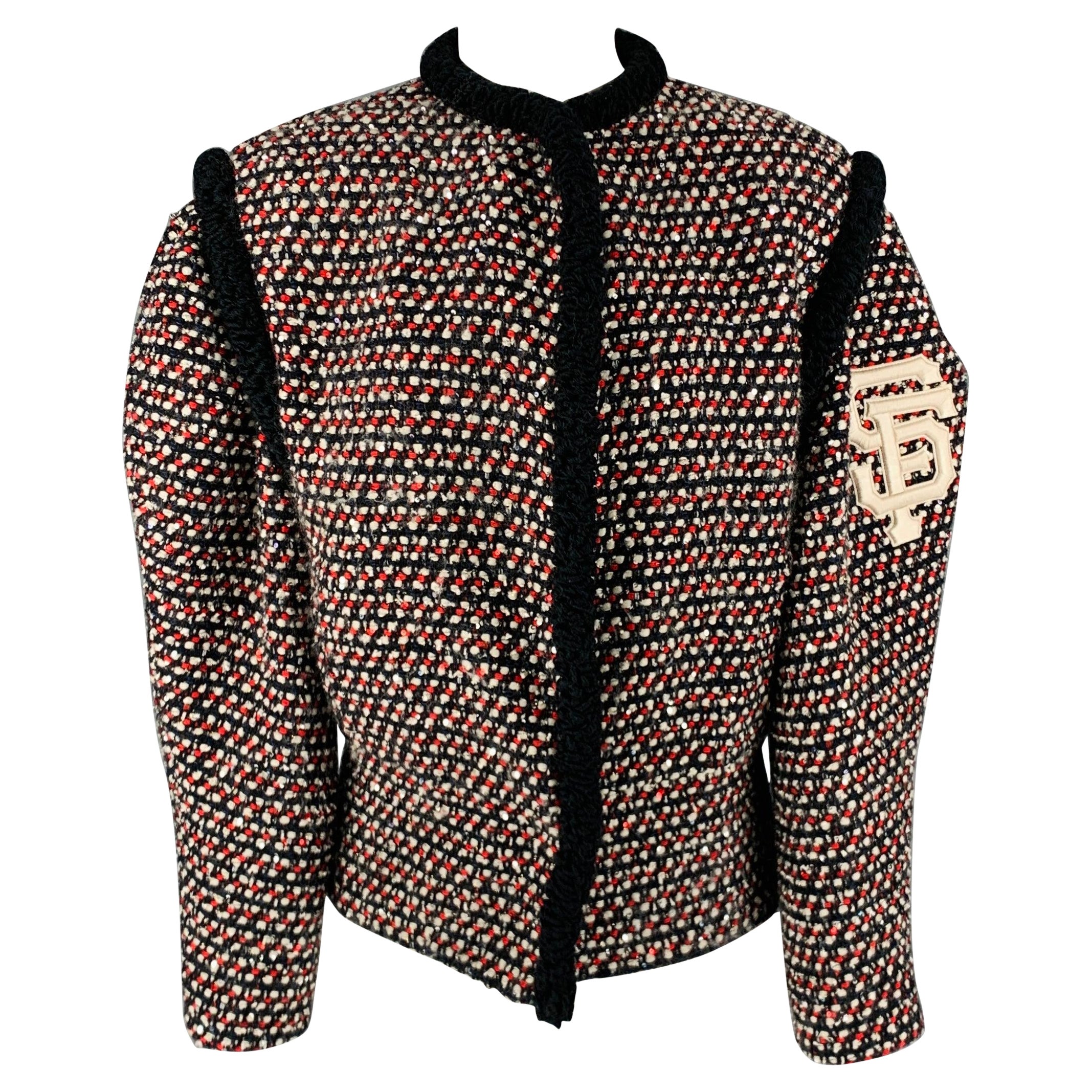 GUCCI MLB Giants Fall 2018 Size 4 Multi Color Polyamide Embellishment Jacket For Sale