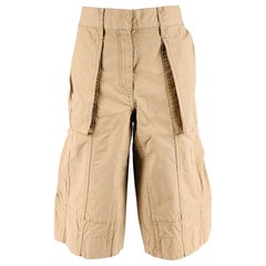 Used MARC JACOBS Size 10 Khaki Cotton Oversized Shorts