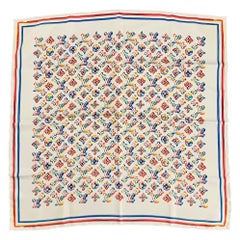 LOUIS VUITTON Pañuelo de seda estampado monograma multicolor