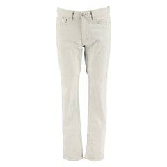 THEORY Taille 32 - Jean gris en coton mélangé à 5 poches
