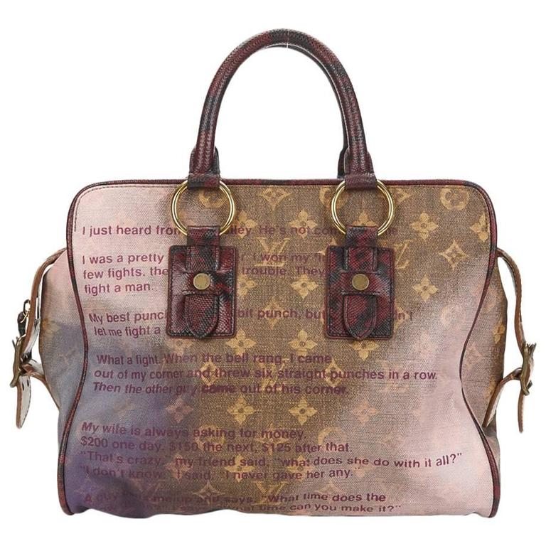 Rare Louis Vuitton Ltd Richard Prince GM bag 2008 - Katheley's
