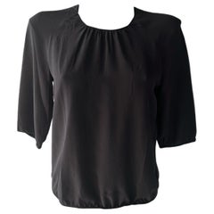 Maglia nera Prada con manica 3/4