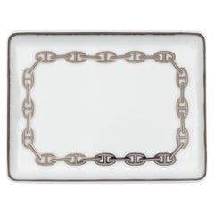 Hermes Chaine D Ancre Porcelain Ashtray Organizer
